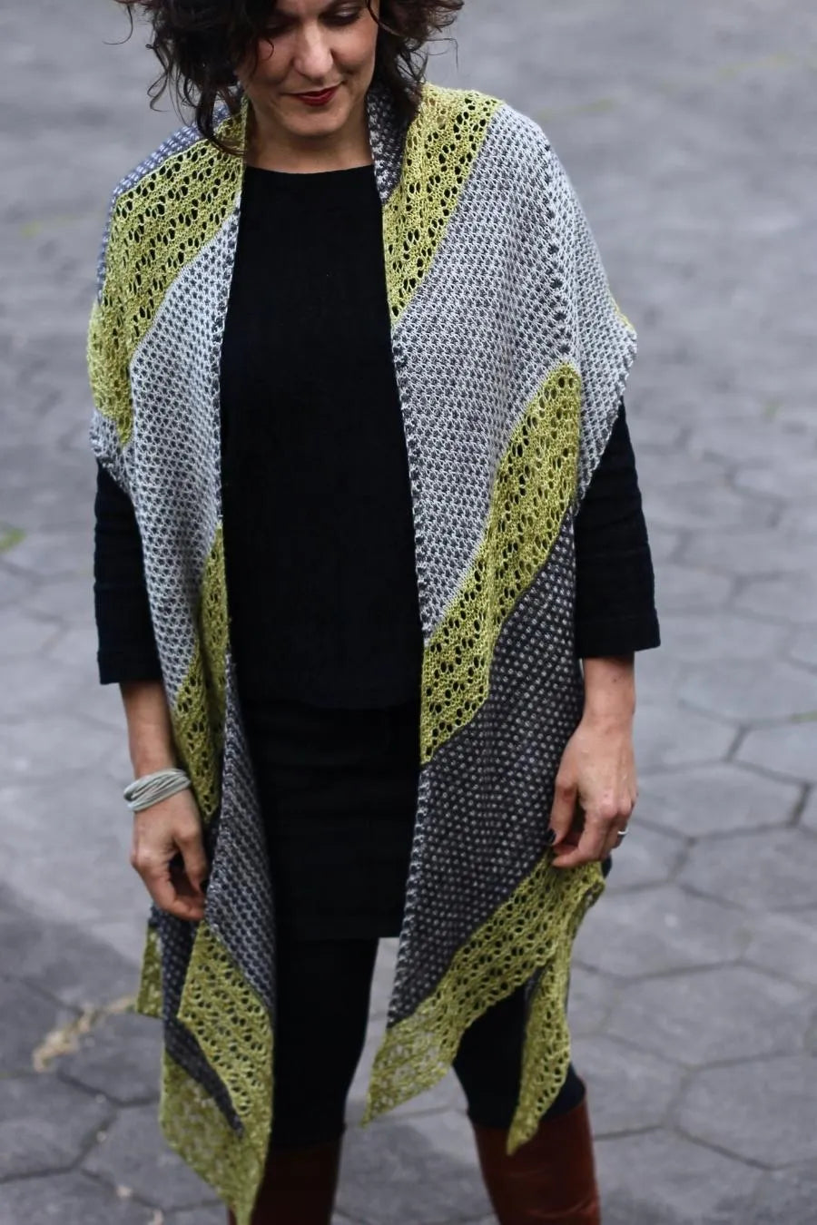 Electra Shawl | Printed Pattern