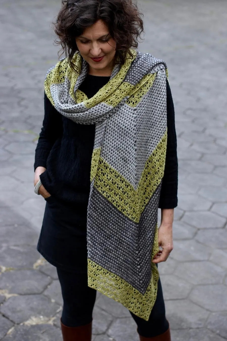 Electra Shawl | Printed Pattern
