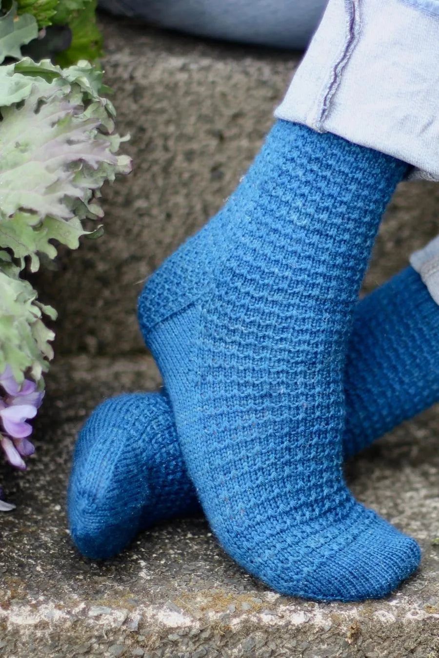 Footsie Socks by Truly Myrtle | Printed Pattern