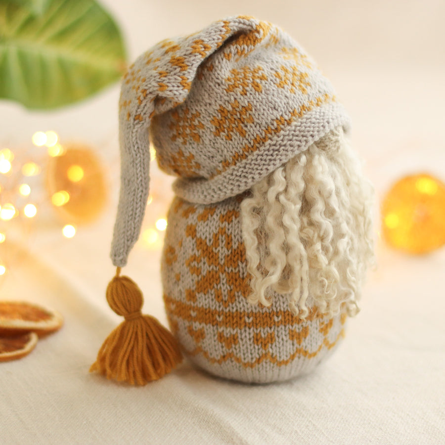 Nordic Christmas Gnome | Complete Knitting Kit