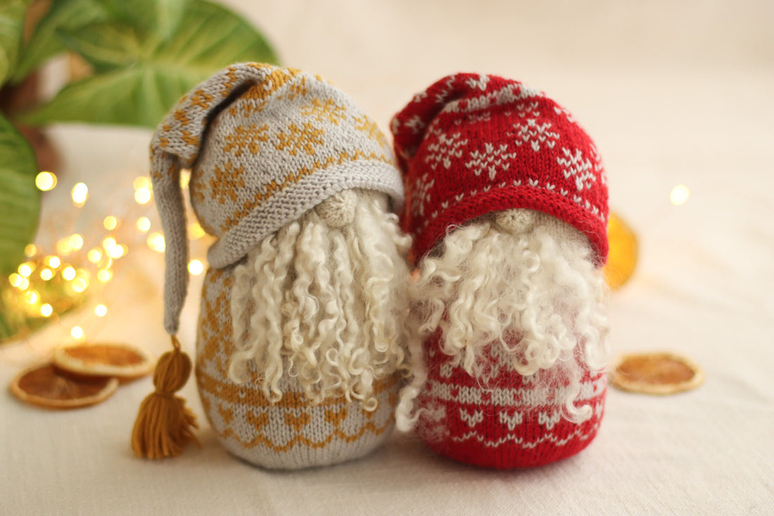 Nordic Christmas Gnome | Complete Knitting Kit