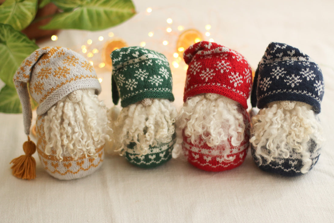 Nordic Christmas Gnome | Complete Knitting Kit
