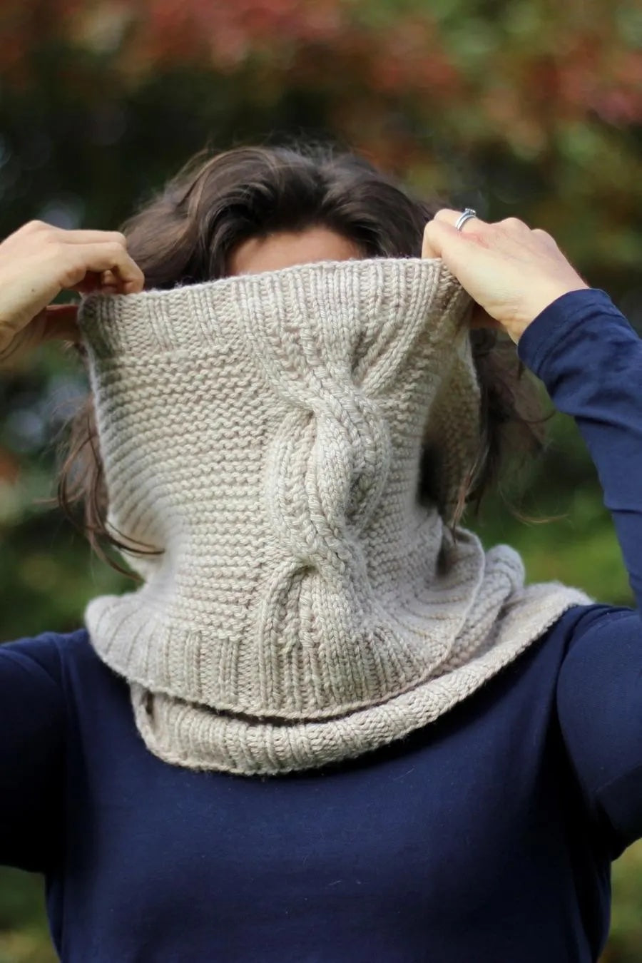 Hullabaloo Cowl Knitting Kit | Tweed