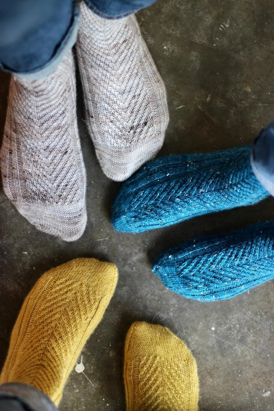 Lodestone Socks by Truly Myrtle | Printed Pattern