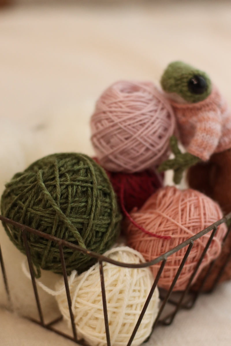 Frog Knitting Kit | Pink Edition