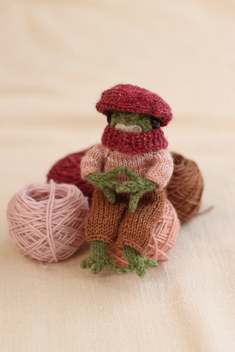 Frog Knitting Kit | Pink Edition