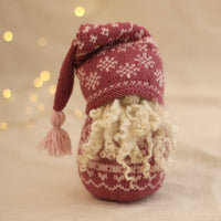 Nordic Christmas Gnome | PINK Knitting Kit