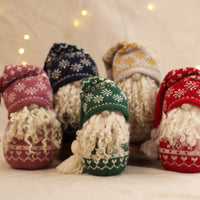 Nordic Christmas Gnome | PINK Knitting Kit