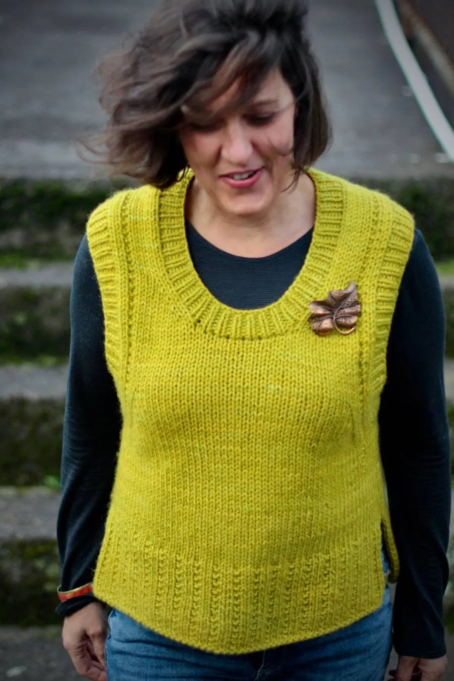 Rita Slipover Top | Printed Pattern