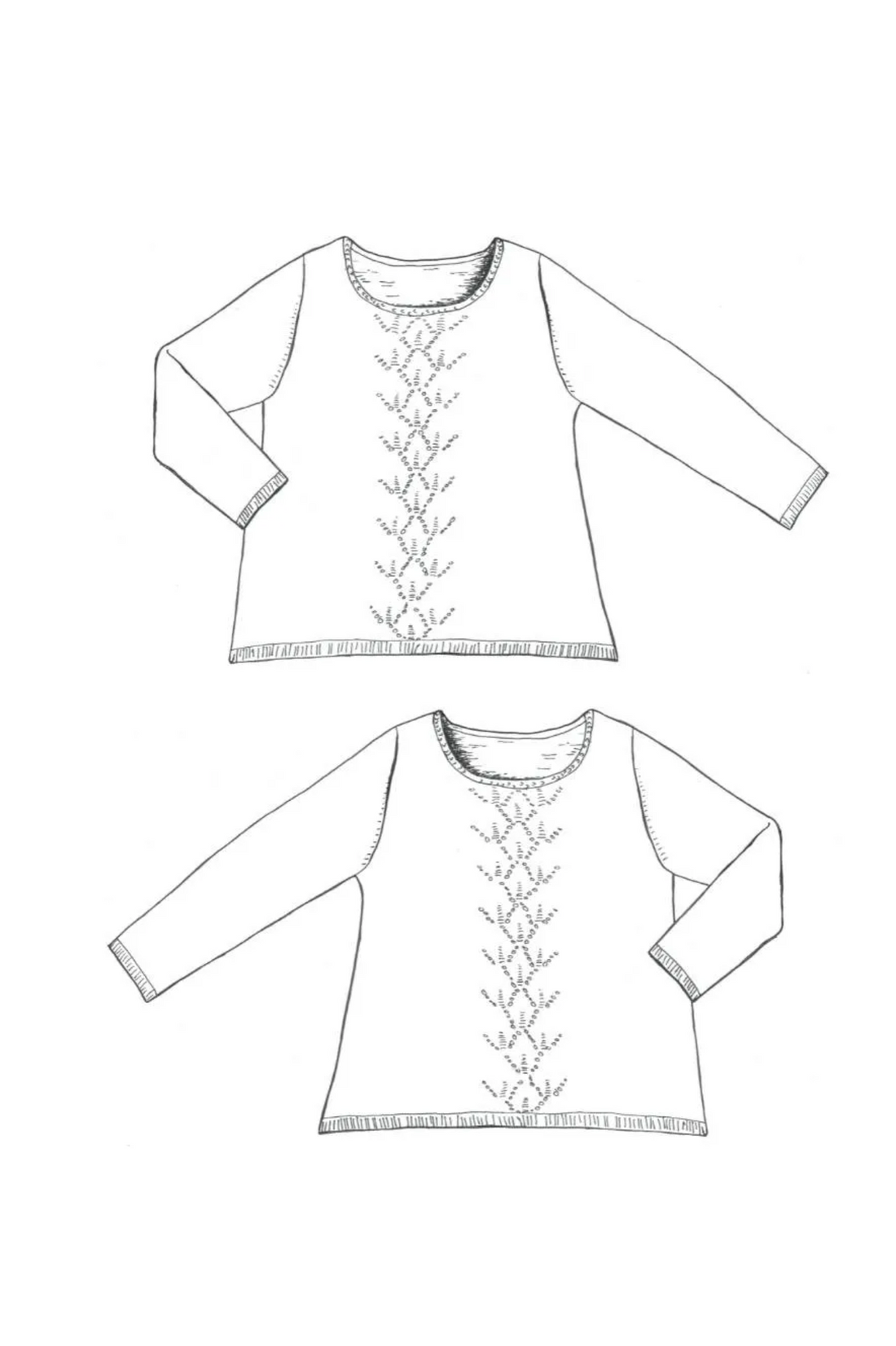 Pearl Sweater | Printed Pattern