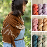 Ginger Kiss Wrap | Hand Dyed Luxe Kit