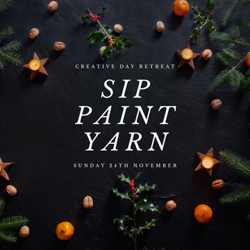 Sip Paint Yarn | Creative Day Retreat