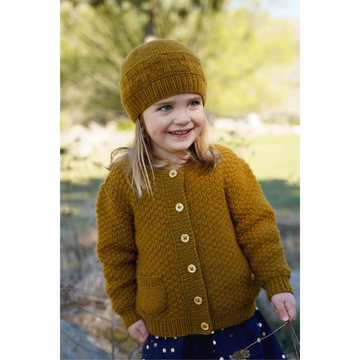 Rowan Cardigan and Hat by Lisa F Design | Kids 1-10 years Printed Pattern