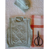 Posy Vest and Hat by Lisa F Design | Printed Pattern