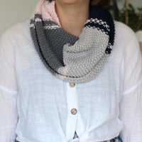 Cassie Colourblock Cowl Knitting Kit