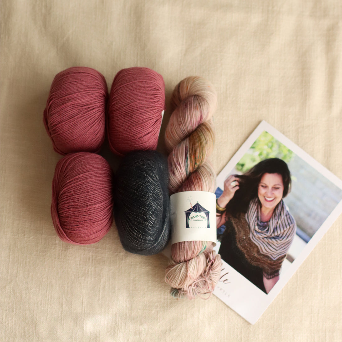 Belle Shawl by Libby Jonson | Luxe Knitting Kit
