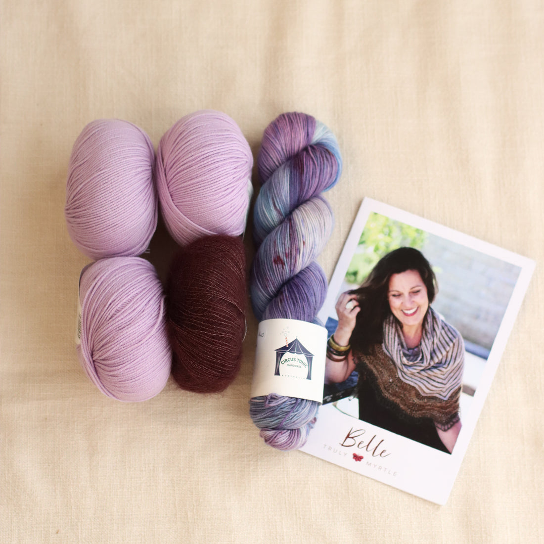 Belle Shawl by Libby Jonson | Luxe Knitting Kit