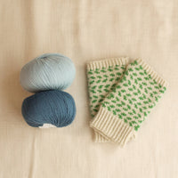 Bilberry Fingerless Mitts Knitting Kit