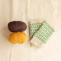 Bilberry Fingerless Mitts Knitting Kit