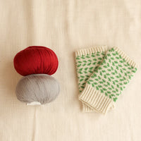 Bilberry Fingerless Mitts Knitting Kit