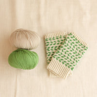 Bilberry Fingerless Mitts Knitting Kit