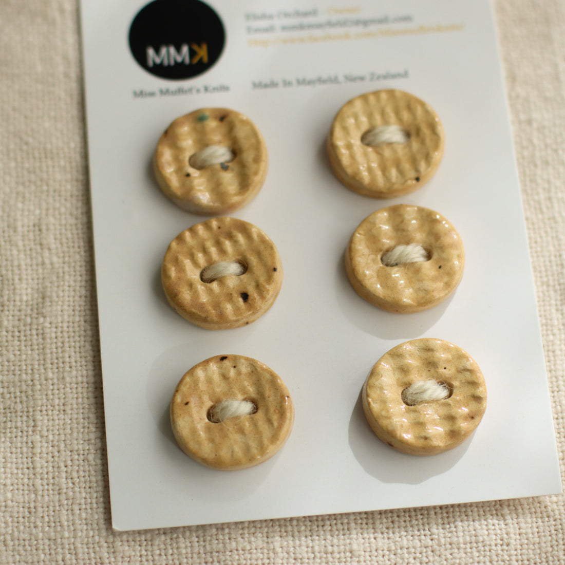 Handmade Ceramic Buttons | Medium