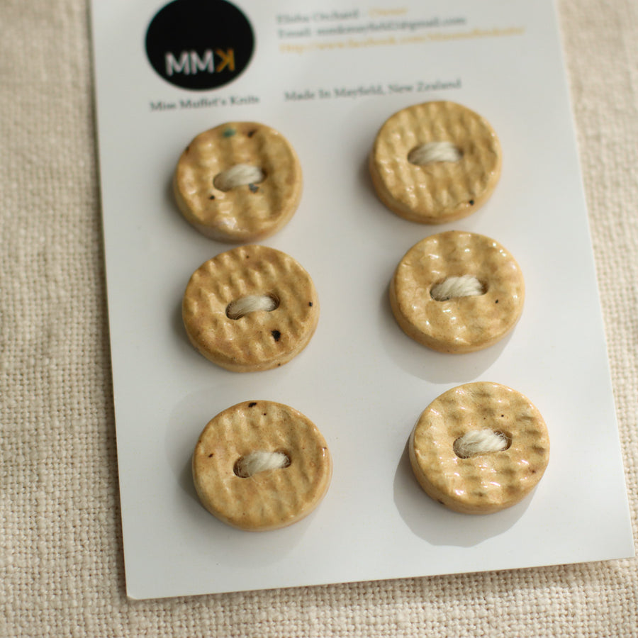 Handmade Ceramic Buttons | Medium