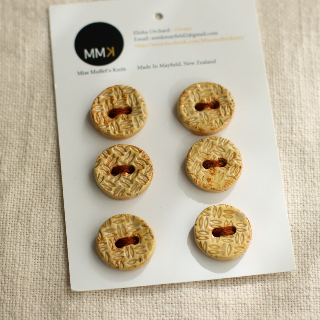 Handmade Ceramic Buttons | Medium