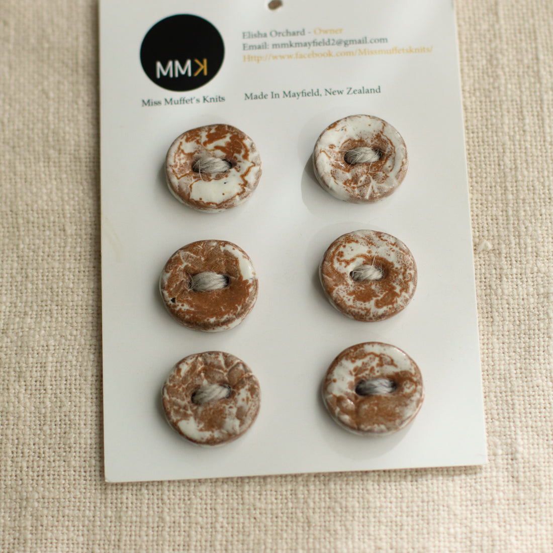 Handmade Ceramic Buttons | Medium