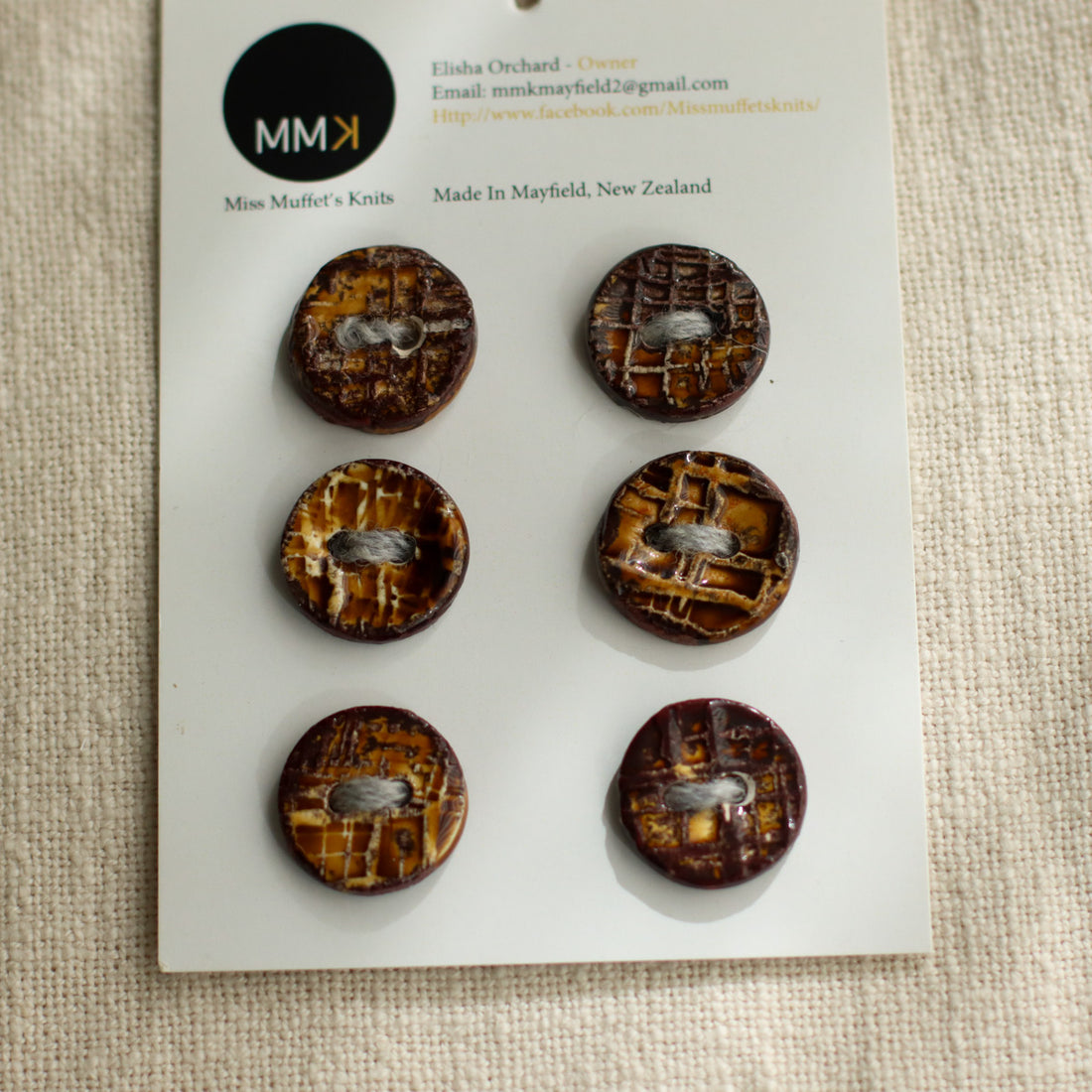 Handmade Ceramic Buttons | Medium