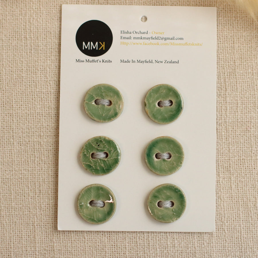 Handmade Ceramic Buttons | Medium