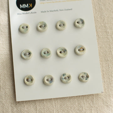 Handmade Ceramic Buttons | 1cm Round