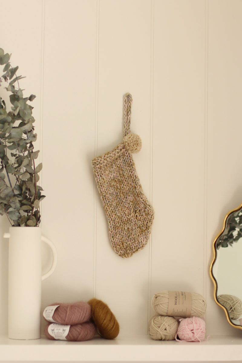 Hedgehog's Christmas Stocking | PDF Knitting Pattern