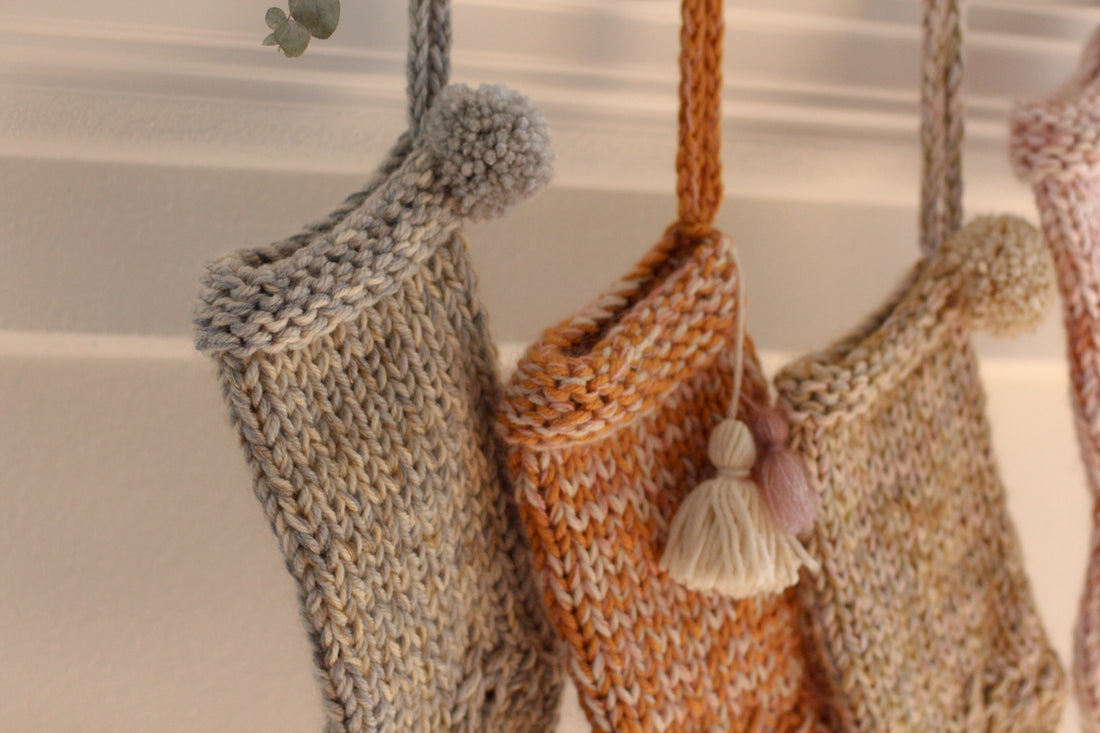 Hedgehog's Christmas Stocking | PDF Knitting Pattern