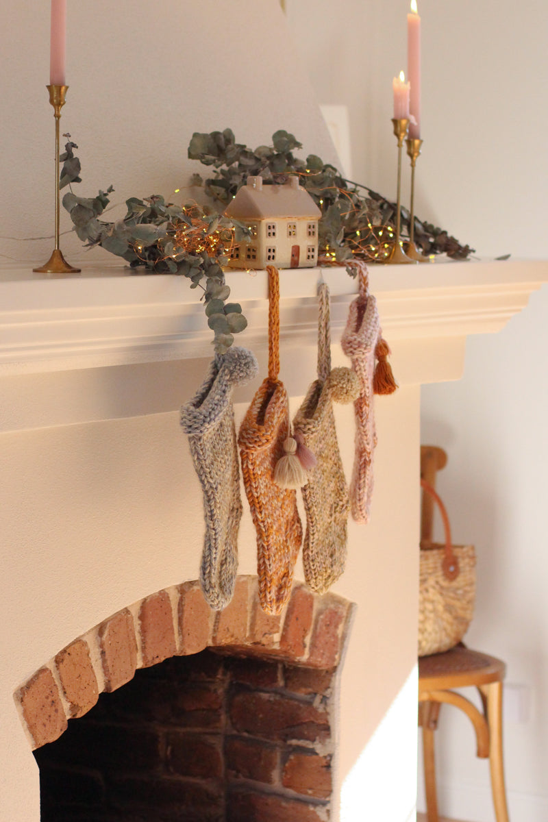 Hedgehog's Christmas Stocking | PDF Knitting Pattern