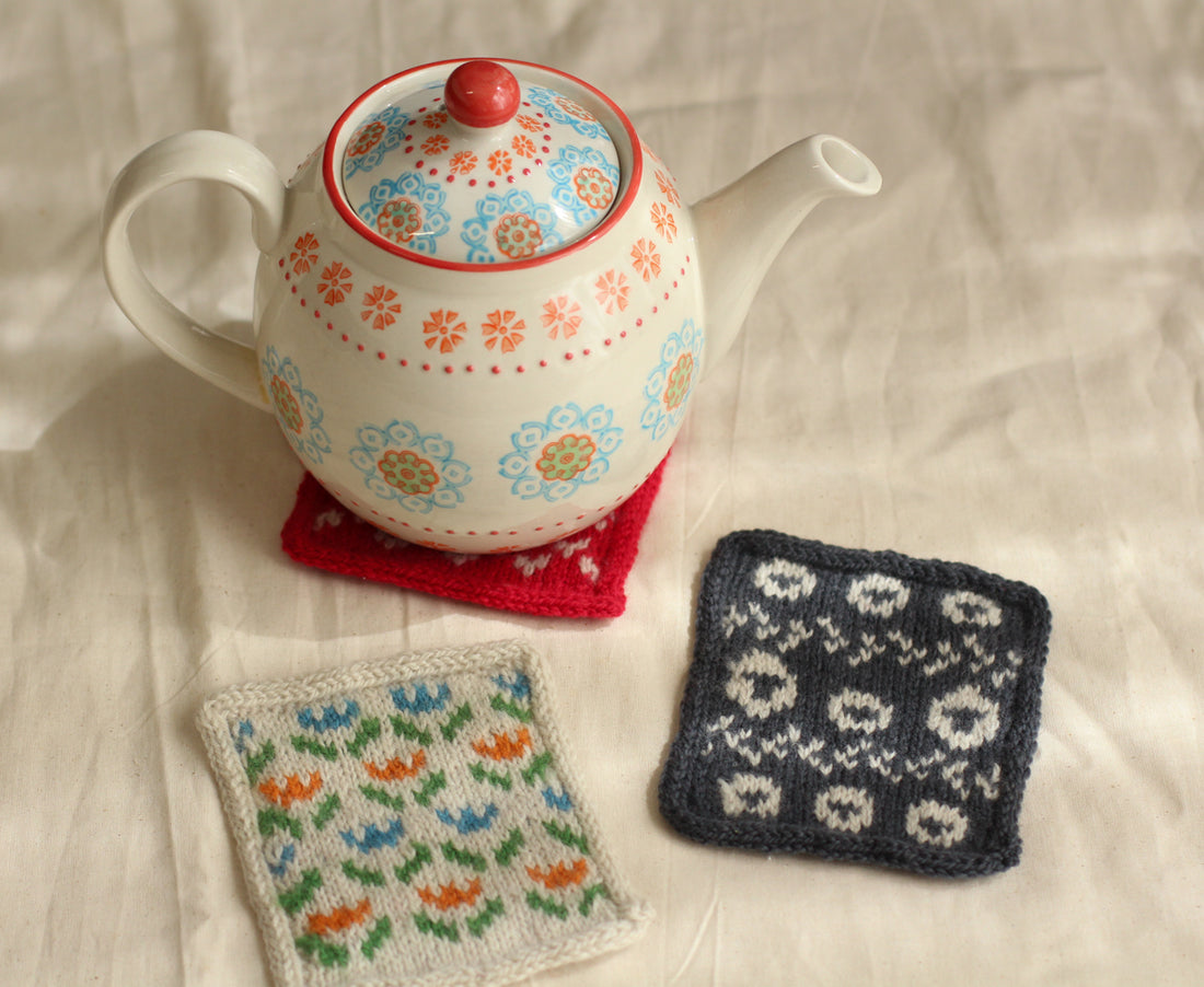 Colourwork Coasters | PDF Knitting Pattern