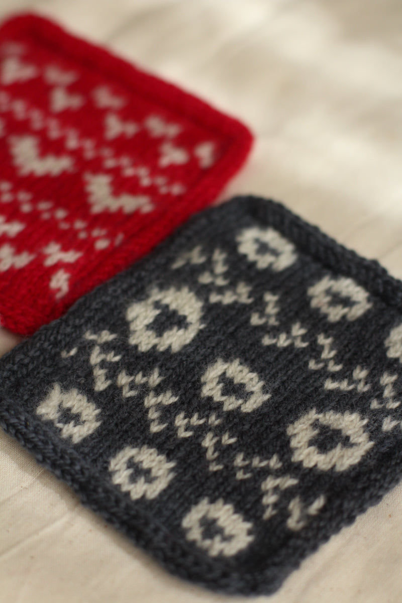 Colourwork Coasters | PDF Knitting Pattern