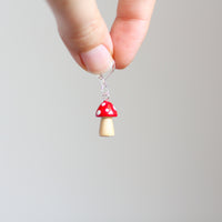 Handmade Mushroom Stitch Markers