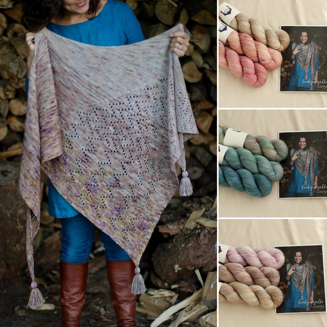 Juniper Shawl by Libby Jonson | Knitting Kit