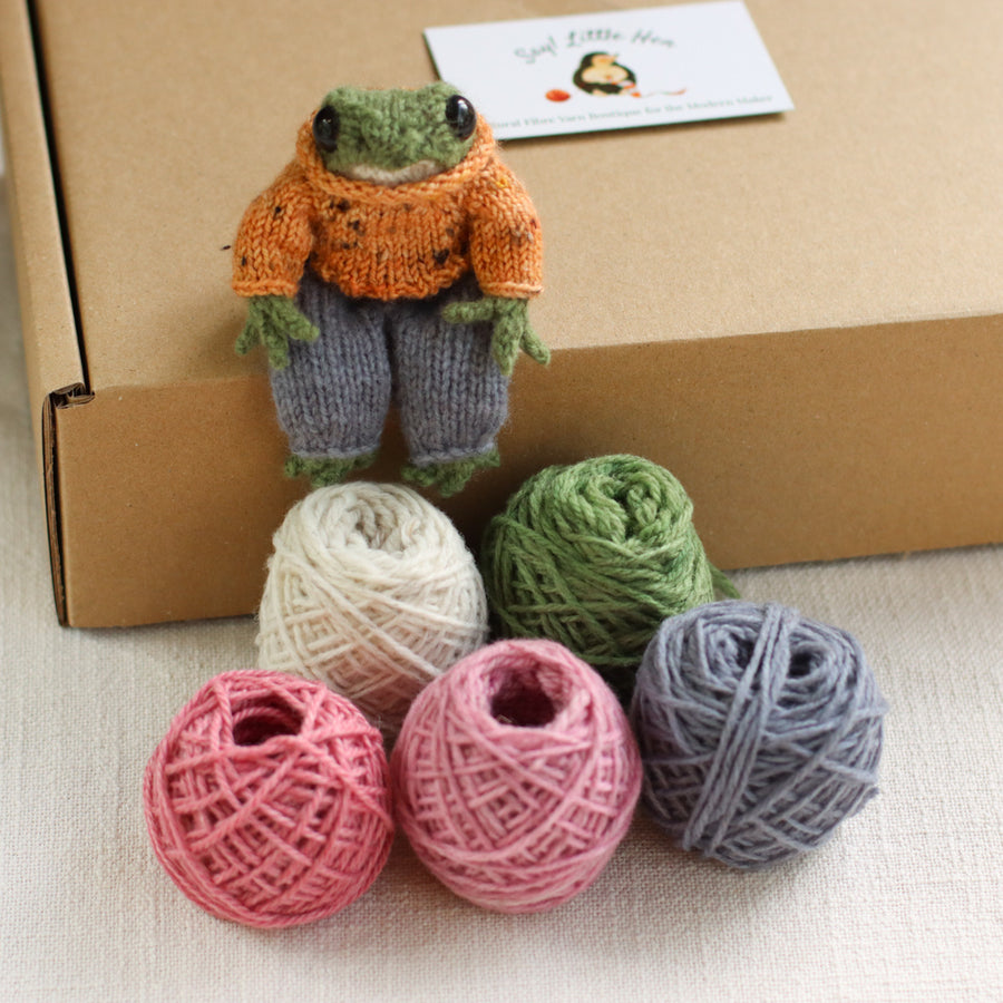 Frog Knitting Kit