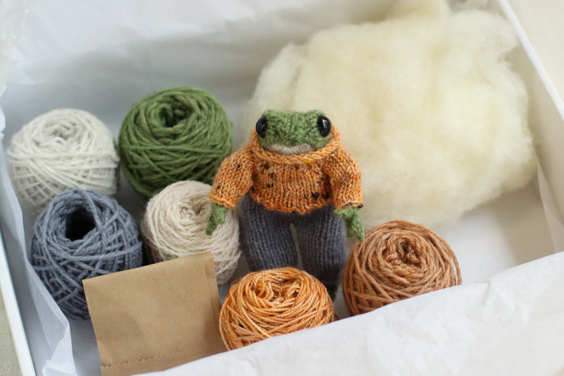 Frog Knitting Kit