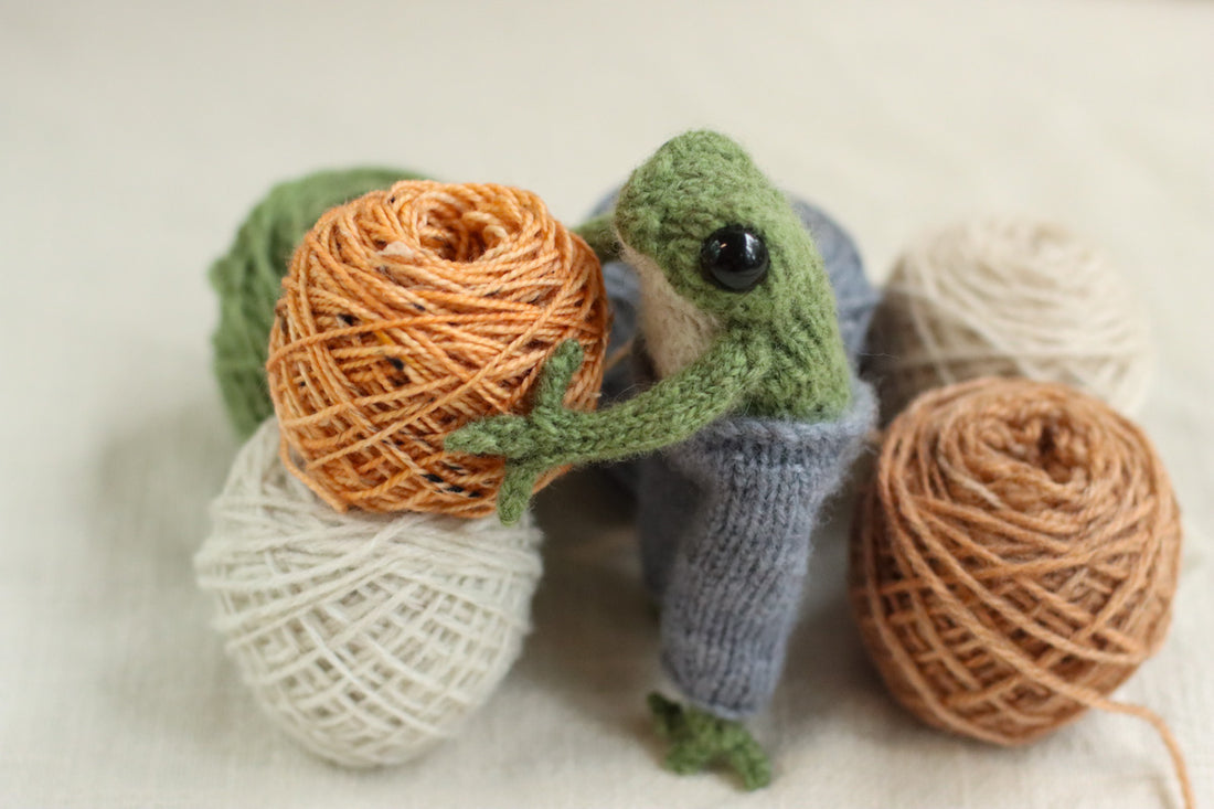 Frog Knitting Kit