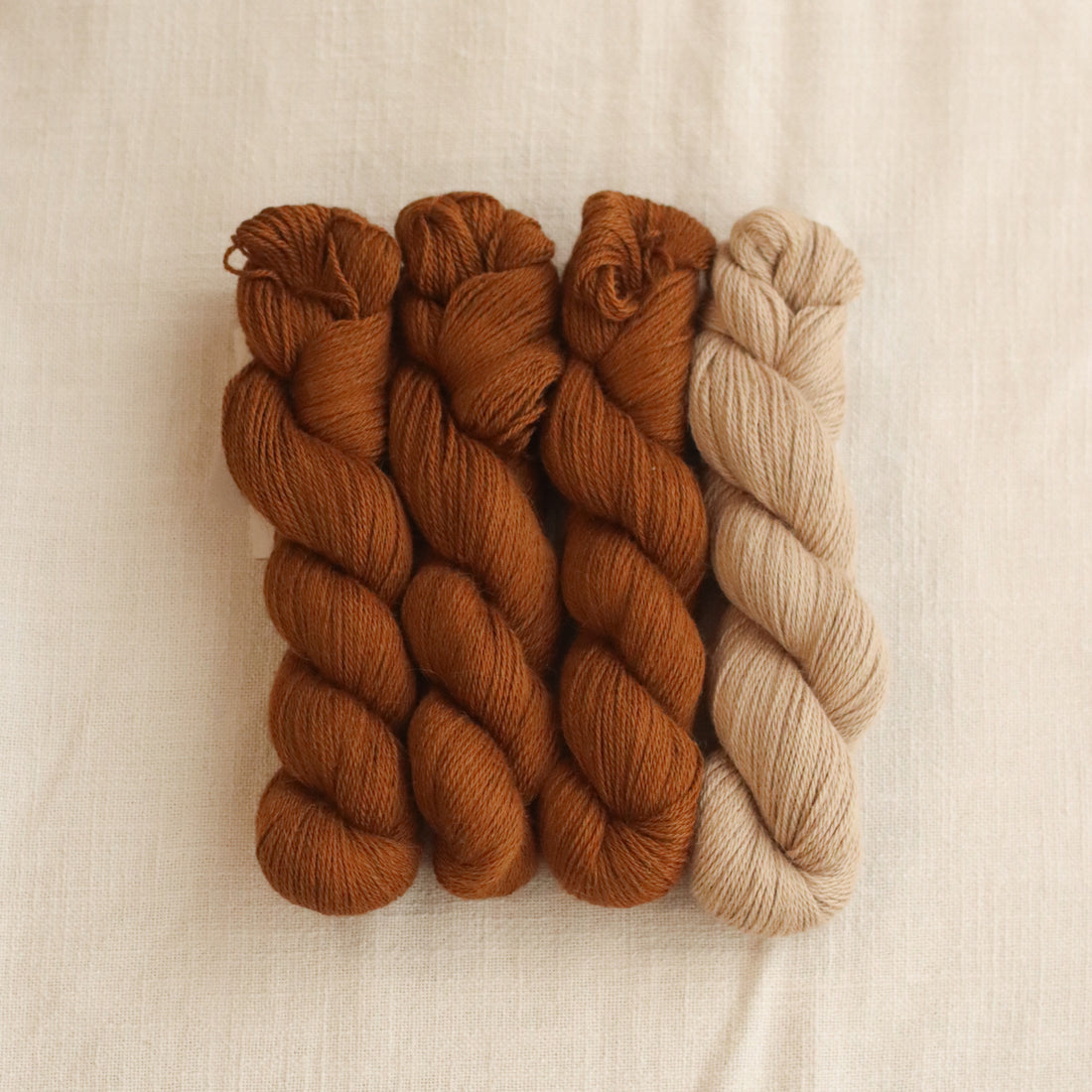 Ginger Kiss Wrap Knitting Kit