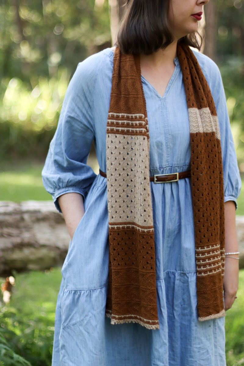 Ginger Kiss Wrap | Hand Dyed Luxe Kit
