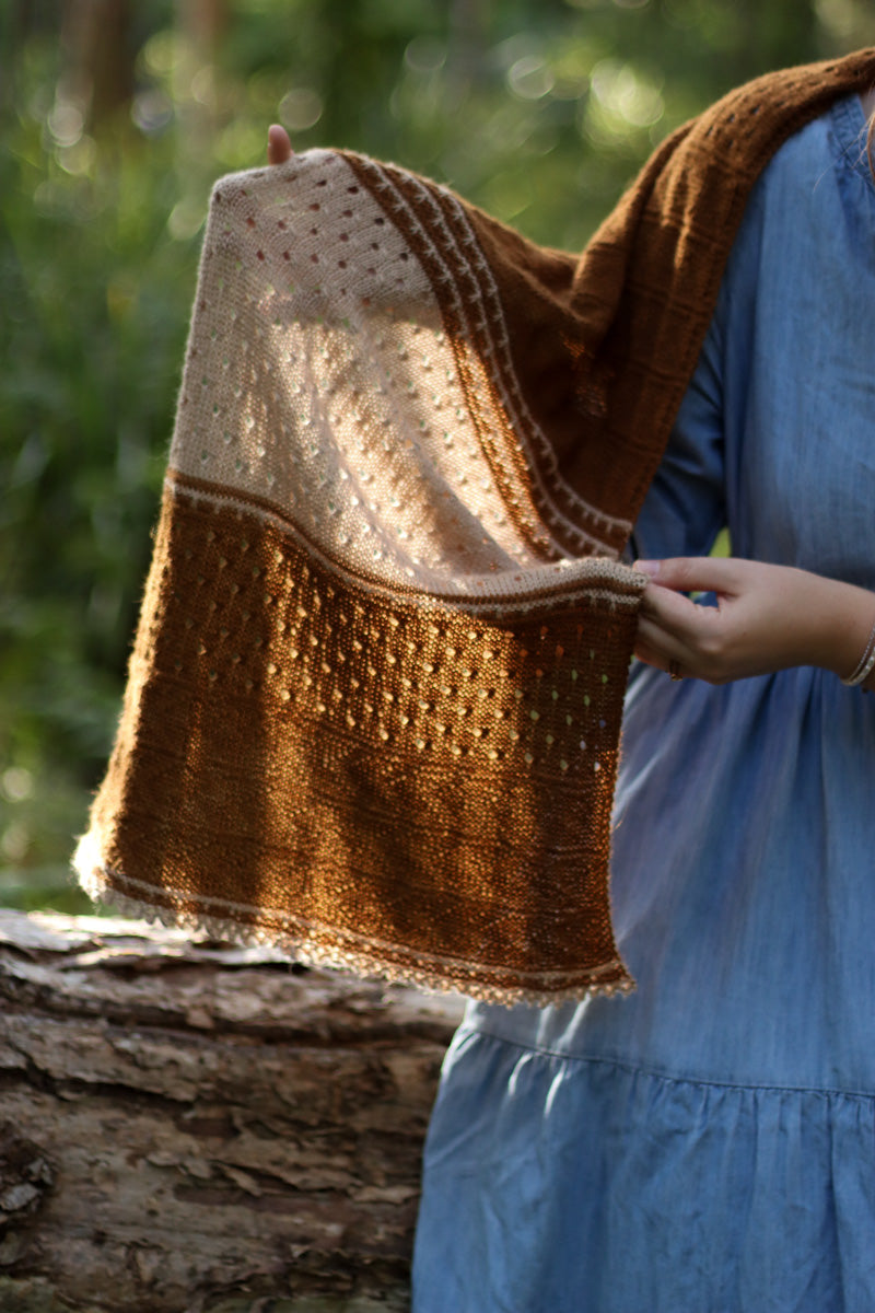 Ginger Kiss Wrap | Hand Dyed Luxe Kit