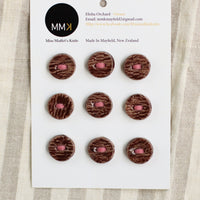 Handmade Ceramic Buttons | Round