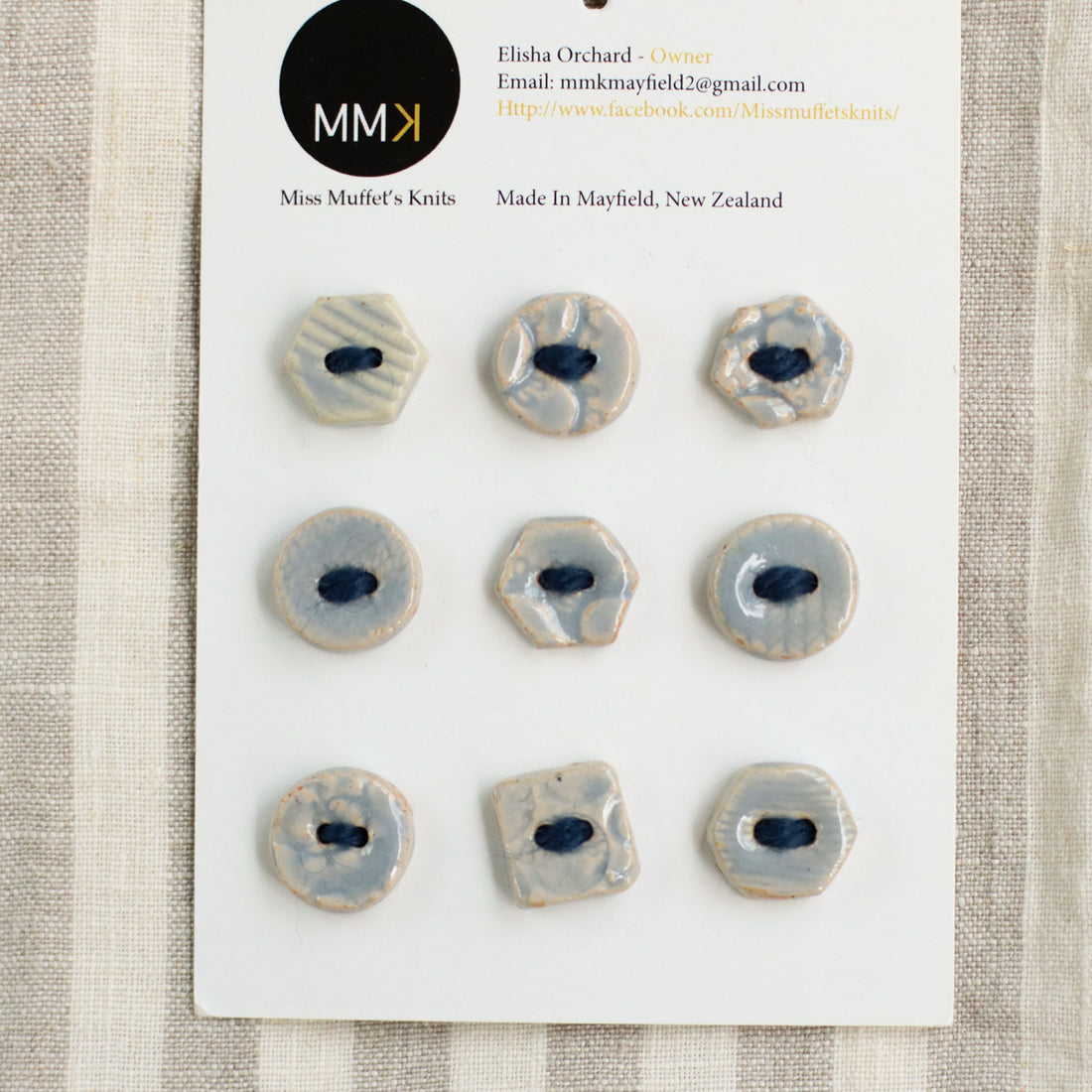 Handmade Ceramic Buttons | Mini Mix Sheets