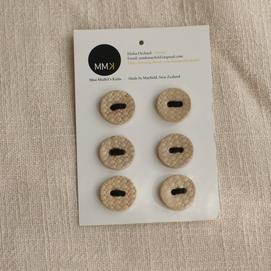Handmade Ceramic Buttons | Medium