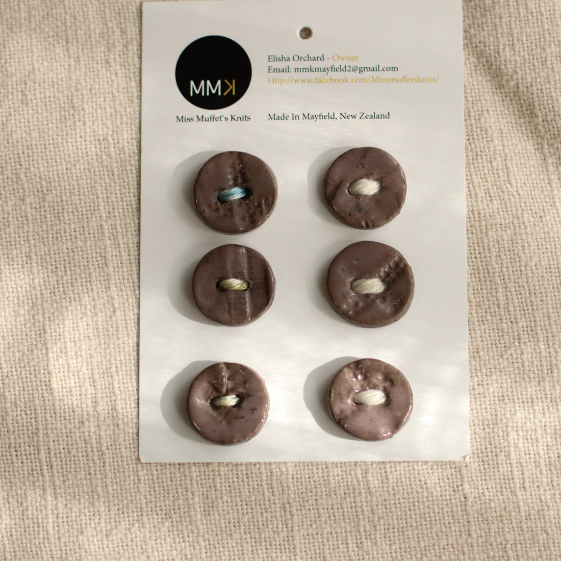 Handmade Ceramic Buttons | Medium