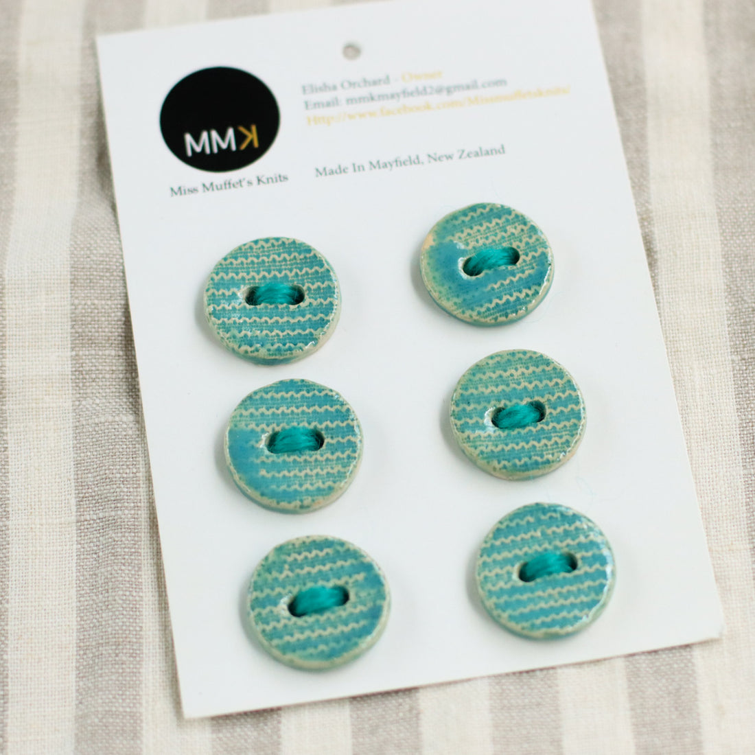 Handmade Ceramic Buttons | Medium